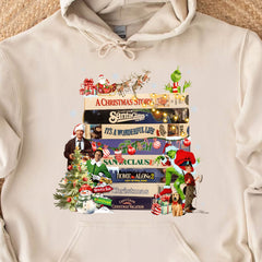 Christmas Movies Shirt, 90s Style Christmas Sweater, Green Christmas Sweatshirt T1652