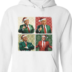 Boho Noel Trump Sweatshirt'ü, Başkanım Neşeli Duygular Sweatshirt'ü, Trump Destekçileri 2024 Çirkin Sweatshirt T1680 - GOP