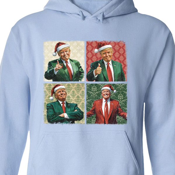 Boho Noel Trump Sweatshirt'ü, Başkanım Neşeli Duygular Sweatshirt'ü, Trump Destekçileri 2024 Çirkin Sweatshirt T1680 - GOP