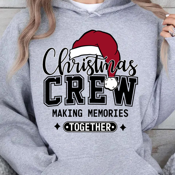 Noel Ekibi Birlikte Anılar Yaratıyor Tişörtü, Komik Noel Kazak, Noel Tatili Sweatshirtü T1642