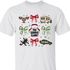 Noel Coquette Fiyonklu Gömlek, Retro Noel Kazak, Komik Noel Tatil Sweatshirt'ü T1656