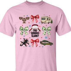 Noel Coquette Fiyonklu Gömlek, Retro Noel Kazak, Komik Noel Tatil Sweatshirt'ü T1656