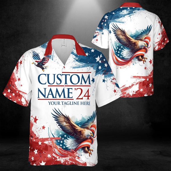 Kişiye Özel Seçim Hawaii Gömleği | Kişiye Özel Seçim Hawaii Gömleği | Kişiye Özel İsimli Unisex 3D Hawaii Gömleği C1161 - GOP 