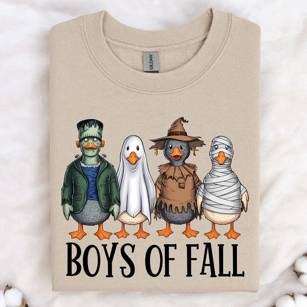 Boys Of Falls, Sonbahar Havası Sezon Tişörtü, Ürkütücü Cadılar Bayramı Tişörtü, Cadılar Bayramı Sweatshirt T1336