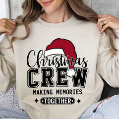 Noel Ekibi Birlikte Anılar Yaratıyor Tişörtü, Komik Noel Kazak, Noel Tatili Sweatshirtü T1642
