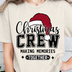 Noel Ekibi Birlikte Anılar Yaratıyor Tişörtü, Komik Noel Kazak, Noel Tatili Sweatshirtü T1642