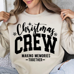 Noel Ekibi Birlikte Anılar Yaratıyor Tişörtü, Mutlu Noeller Kazak, Noel Tatili Sweatshirtü T1653