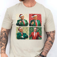 Boho Noel Trump Sweatshirt'ü, Başkanım Neşeli Duygular Sweatshirt'ü, Trump Destekçileri 2024 Çirkin Sweatshirt T1680 - GOP