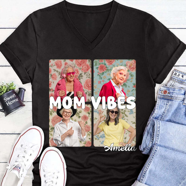 Kişiye Özel 90'lar Retro Anne Vibes Tişörtü, Komik Kişiselleştirilmiş Kişiye Özel Tişört, Anneler Günü Hediyesi, Anneye Hediye, Eşe Hediye 682129