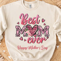 En İyi Anne Kişiye Özel Sweatshirt, Kişiye Özel Tişört, Anneler Günü Hediye Sweatshirt Parlak, Anneye Hediye, Eşe Hediye 682135