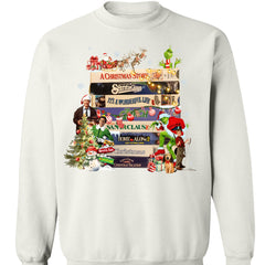 Christmas Movies Shirt, 90s Style Christmas Sweater, Green Christmas Sweatshirt T1652