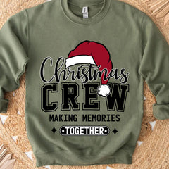 Noel Ekibi Birlikte Anılar Yaratıyor Tişörtü, Komik Noel Kazak, Noel Tatili Sweatshirtü T1642