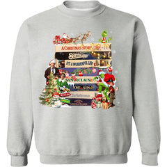 Christmas Movies Shirt, 90s Style Christmas Sweater, Green Christmas Sweatshirt T1652