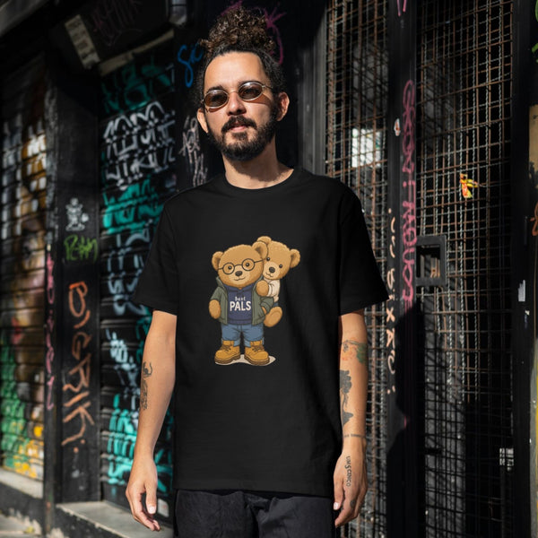 Best Pals Ayıcık Baskılı Sevimli Unisex Eşofman – Arkadaşlık Temalı Tasarım