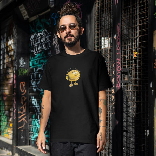 Hip Cat Yazılı Sevimli Kedi Baskılı Unisex Tişört – Eğlenceli ve Rahat Stil