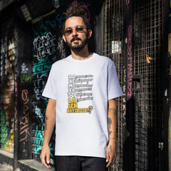 Funny Music T-Shirt – “Do Re Mi Fa So LA SEN HAYIRDIR?” – Music Notes Tee for Musicians &amp; Music Lovers