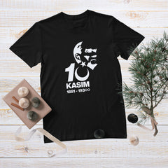 10 Kasım Atatürk Tişörtü – 1881-193∞ Unisex Tasarım, Siyah Beyaz Kırmızı Seçenekleri