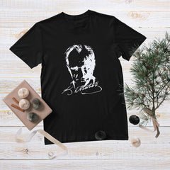 Atatürk Portreli Tişört – Kadın & Erkek Unisex, Özgün Tasarım, Siyah & Beyaz Renk Seçenekleri
