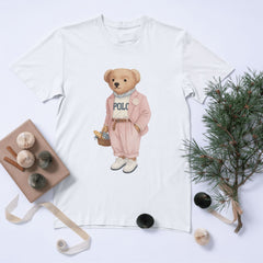 Şık Giyimli Ayıcık Tasarımlı Eşofman – Vintage Stil Sevimli Unisex Eşofman