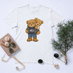 Best Pals Ayıcık Baskılı Sevimli Unisex Eşofman – Arkadaşlık Temalı Tasarım