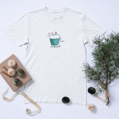 Sevimli Cupcat Tasarımlı Unisex Tişört – Kedi ve Cupcake Temalı Komik Baskı