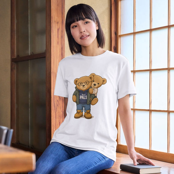 Best Pals Ayıcık Baskılı Sevimli Unisex Eşofman – Arkadaşlık Temalı Tasarım