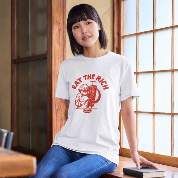 Eat The Rich Karl Marx Temalı Eşofman – Politik Mizah Yazılı Unisex Eşofman
