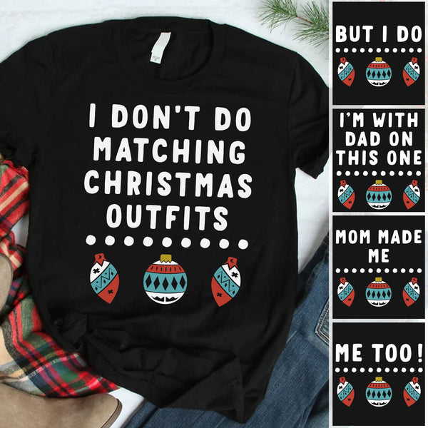 Kişiye Özel Aile Grubu Noel Gömleği, Uyumlu Noel Aile Gömleği, Kişiselleştirilmiş Noel Aile Sweatshirt'ü C847