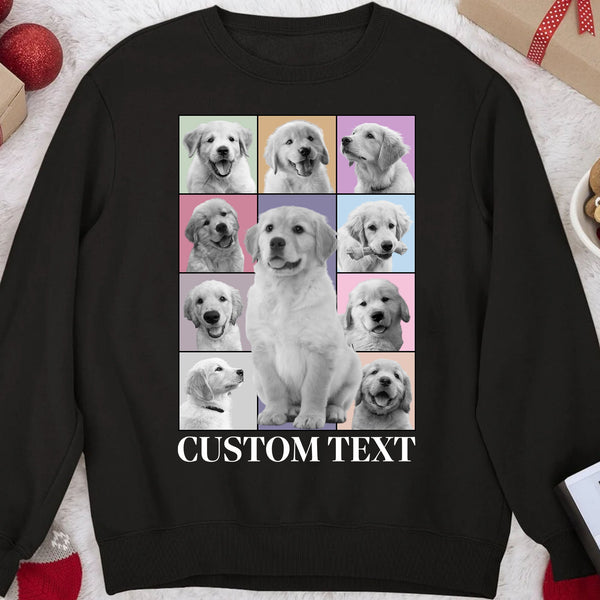 Kişiye Özel Fotoğraf Eras Tur Sweatshirt'ü, Kendi Köpek veya Kedi Fotoğraf Portre Sweatshirt'ünüzle Kişiselleştirilebilir C792