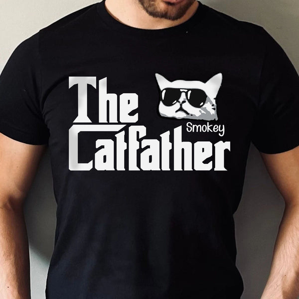 The Catfather Personalized Custom Cat Dad Shirt C553
